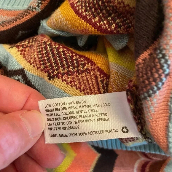 NWT new target missoni 20 years design medium girls chevron zig zag knit skirt - Picture 7 of 12